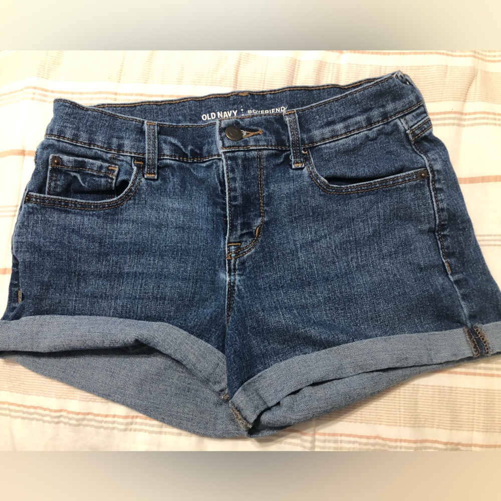 Old navy boyfriend denim shorts